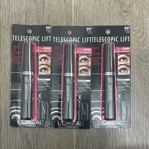 NEW 3X L'Oreal Telescopic Lift Mascara #991 black ( Firm price )